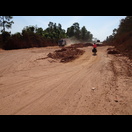 Schlechte Wegstrecke